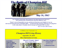 Tablet Screenshot of battleofchampionhill.org